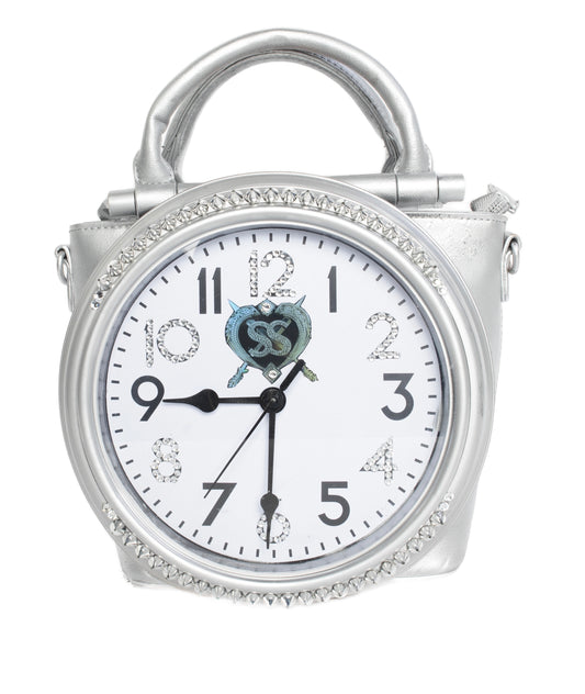 SILVER SERIOUS TIME BAG